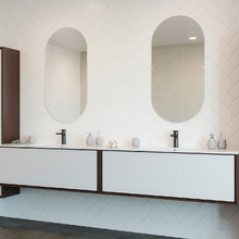 Ablaze Duke Oval Wall Mirror